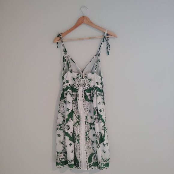 Blue Plate Cotton Dress size M - Picture 2 of 5